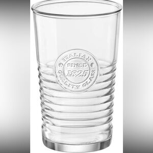 Bormioli Rocco Officina 1825 Cooler Glass NEW ITALY
(4) 16oz Glass Replacement